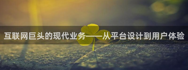亚游九游会登陆：互联网巨头的现