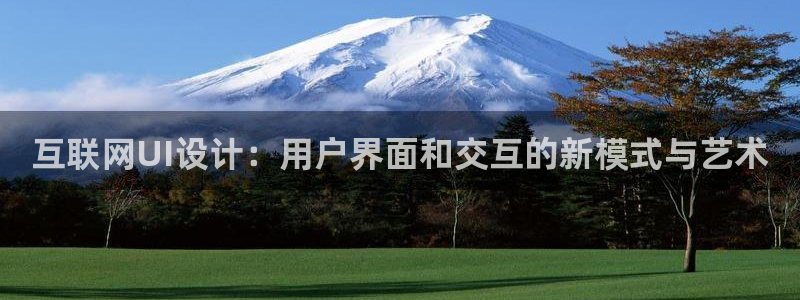 九游与九游会：互联网UI设计：